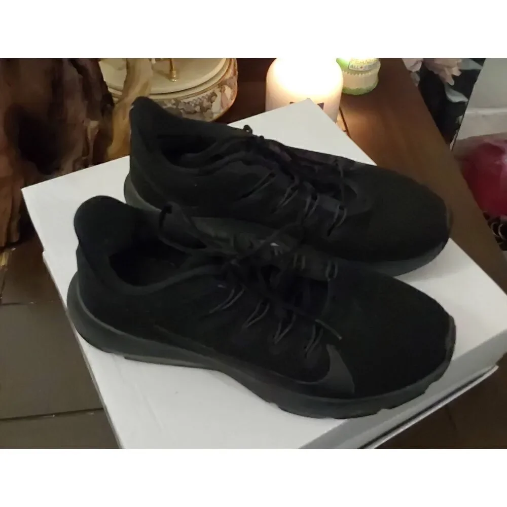 Men's Nike Quest 2 Black Running Shoes Sz 7~C13787-003~Great Condition